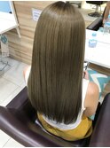 ブリーチなしアプリエカラー髪質改善ベホマ
