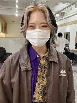 ソイ コンク 下北沢(soi conc) フェイスフレーミング/抜きっぱなしブリーチ/デザインカラー