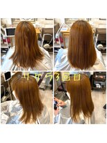 ヘアーサロン ポラリス(POLARIS)&nbsp;リケラトリートメント3回の効果実績☆