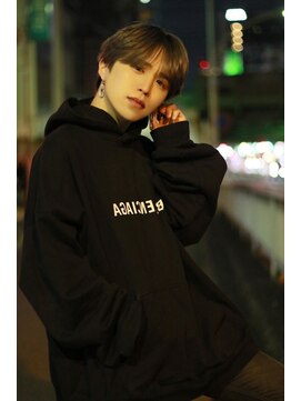 ルフレ 新宿歌舞伎町店(Reflet) メンズ/マッシュ/黒髪/無造作/メンズカット/韓国風/ヘアセット