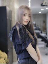 スラップス(SLAPS.)&nbsp;ハイトーン　ロング　ストレート　大野城　美容室