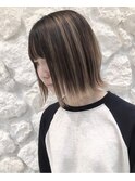 【Moana綱島】#グラデーション#コントラストハイライト#ボブ