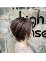ナチュラルハイセンス 本店(natural high sense) ショートレイヤーボブ×王道ブラウン 似合わせカット/町屋駅