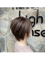 ナチュラルハイセンス 本店(natural high sense) ショートレイヤーボブ×王道ブラウン　似合わせカット／町屋駅