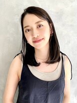 アンク(ank)&nbsp;大人可愛い20代30代40代小顔ウルフレイヤーボブグレーベージュ