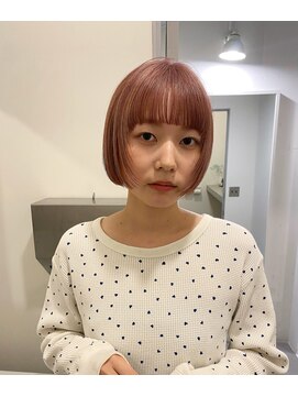 シアター(CIARTOR) ピンクベージュ／ミニボブ