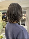 コテ巻き風パーマ/デジタルパーマ/ニュアンスパーマボブパーマ