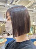 地毛風ストレートボブ☆美髪ボブ/美髪縮毛矯正[北千住]