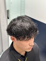 リバティシェアバーバー 銀座(LIBERTY SHARE BARBER) ナチュラル波巻パーマ