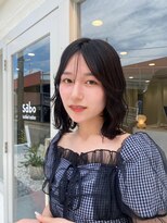 サボ(sabo)&nbsp;韓国ヘア/顔まわり/韓国レイヤー/前髪カット/小顔/韓国風