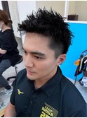 スパイキーショート/マッシュパーマ/メンズライク/ツイスト