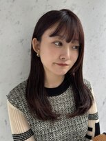 メイカ(MEIKA)&nbsp;”重ためレイヤー×レッドブラウン” なかもと はな