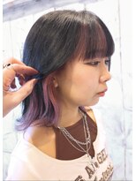 トーン(TONE)&nbsp;ミディアムボブ/インナー×ピンク