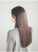 小顔ロング/髪質改善/白髪ぼかし/ネビージュ/30代/40代