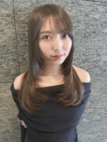 ファースト 仙台店(first)&nbsp;韓国レイヤーカット×シアーベージュ