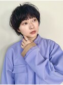 マッシュショートパーマ/ニュアンスパーマ