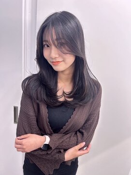 キング(K!ng) 縮毛矯正髪質改善ハイライトレイヤーカット楠葉美容室エクステ