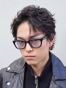 フィフスパーク(fifth PARK) メンズ緩めツイストスパイラルパーマ渋谷メンズフェザーパーマ