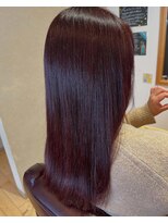 ヘアデザインフルーヴ(hair design fleuve) ピンクパープル
