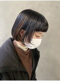 bob×インナーカラー