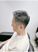 刈上げ×アップバング×ベリーショート×ビジネス