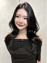 オニキス(ONYX)&nbsp;C トレンド韓国レイヤーカット透明感ブルーブラック