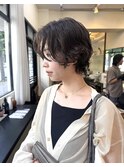 ショートヘアニュアンスパーマ