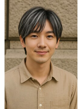 バース 梅田中崎町店(BIRTH) メンズハイライトバレイヤージュメッシュ