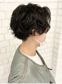 【松戸　松田】刈り上げショート　レディースパーマ