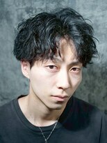 ヒロギンザバーバーショップ 新宿店(HIRO GINZA BARBER SHOP) ナチュラルセンターパートパーマ