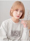シースルーボブ