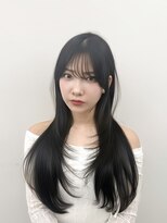 アマトウキョウ アユンチェ(AMA TOKYO×AYUNCHE) 韓国ヘア 透明感カラー 2wayバング レイヤーカット 顔周り