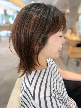 フリップビーアヴェダ(FLIP B AVEDA) 本八幡×レイヤーミディ×抜け感スタイル