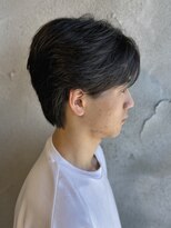 ニアウ 高崎店(Niau)&nbsp;メンズセンターパートフェザーパーマ群馬高崎眉毛韓国