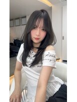 ロンドルピナス 小倉(Lond Lupinus) 黒髪カタログ/オリーブグレー/ココアベージュ/小顔に見せるヘア