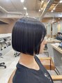 テトテ 三宮店(Tetote) 丸みのある前下がりボブ。