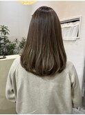 似合わせカット＋透明感カラー