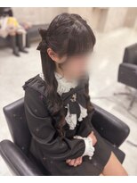 ヘア サロン クラン ソア 心斎橋店(hair salon clan soar)&nbsp;ハーフアップ立体リボン