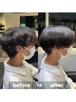 エノア 青山(ENORE) メンズ縮毛矯正/曲がる縮毛矯正/メンズ髪質改善/メンズカット