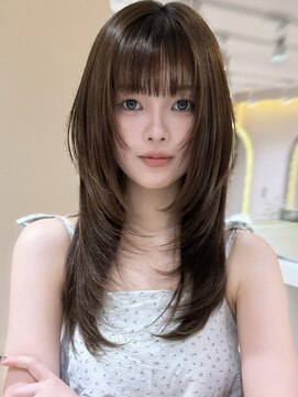 サンド ミュウ 横浜店(sand mieu) レイヤーカット/ハッシュカット/髪質改善/グレージュ/横浜