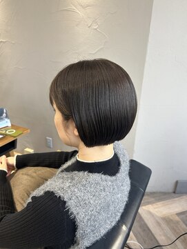 マーレ(MARLE./) 結ばなくていい髪型｜首元スッキリボブ