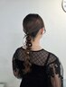 【ヘアセット】ヘアセット+前髪カット(スジ盛り/特殊系不可)※電話予約のみ