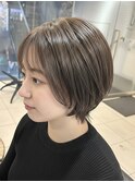 【四条烏丸】レイヤーボブ×オリーブグレー