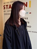 ヒントステーション(HINTSTATION)&nbsp;〈浅草美容室〉顔まわりレイヤー×ピンクブラウン
