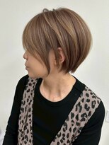 ゴカン バイ ジル ブラン 名古屋(Gokan by JIL BLAN)&nbsp;ハイライトバレイヤージュダブルカラーショートカット30代40代