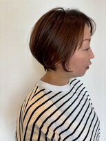 ホワイトストーン WHITE STONE くびれヘア丸みショートボブ