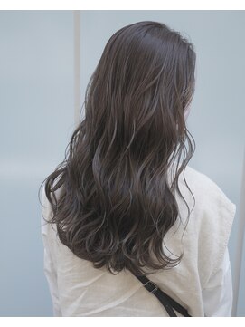 シャル 錦糸町(shalu) 透明感ラベンダーグレージュ×韓国風ロングヘア
