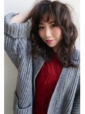 【ゆるふわ小顔スタイル】シースルーバング×ミルキーベージュ