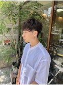 クセを活かしたオシャレマッシュ
