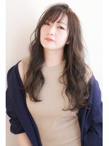 オラ ボーテ(Aura Beaute)&nbsp;大人かわいい/グレーアッシュ/フリンジウェーブ/モテ